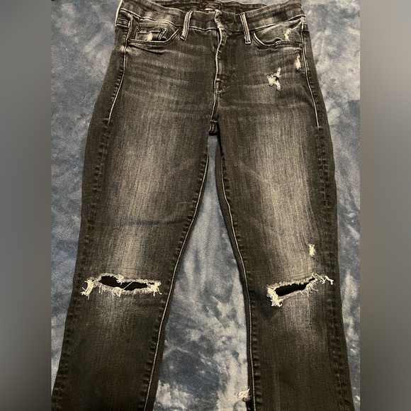 MOTHER UNDONE HEM LOOKER ANKLE in stealing shadows - Picture 7 of 16